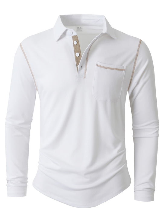 Herren Langarm Poloshirt EB