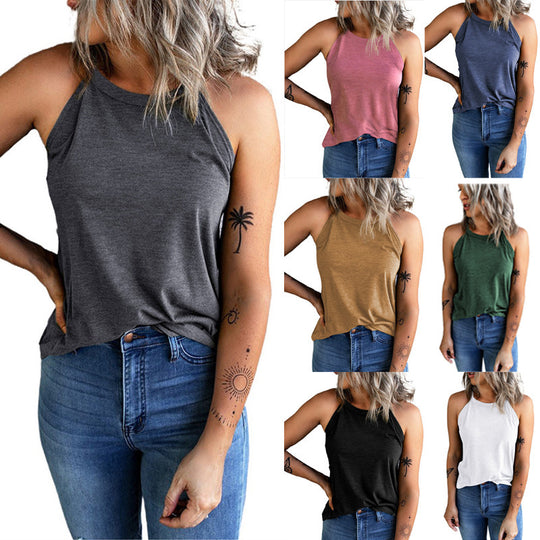 Damen Ärmeloses Sporttop mit lässigem Schnitt und feuchtigkeitsableitender Funktion EB