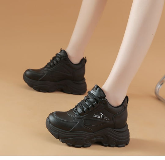 Damen Chunky Sneakers mit überdimensionaler Sohle und atmungsaktivem Material EB
