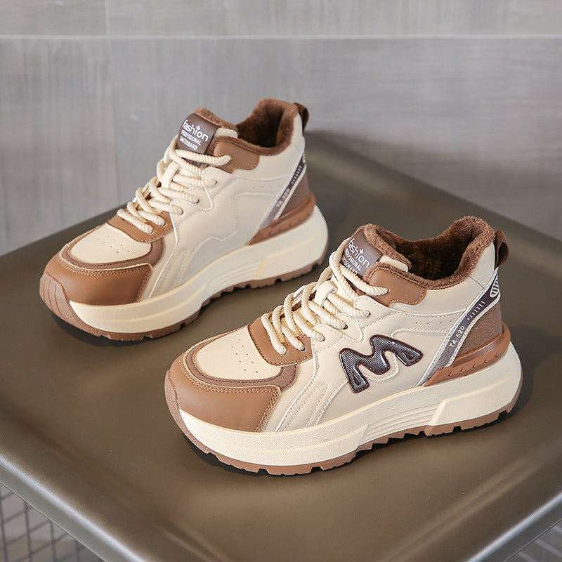 Damen Winterliche Sneaker mit kuscheligem Innenfutter und rutschfester Sohle EB