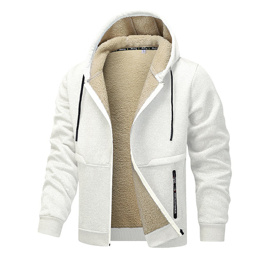 Herren warme Fleecejacke mit funktionalem Schnitt EB