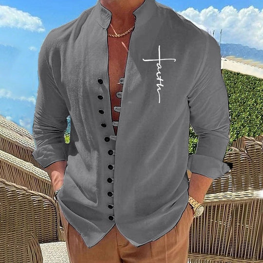 Herren luftige Hemdbluse EB