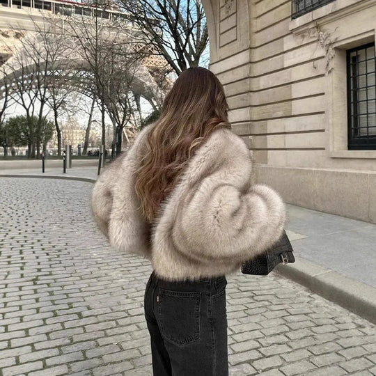 Damen elegante und bequeme Winterjacke EB