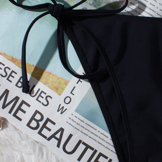 Damen Bandeau-Bikini mit verstellbaren Trägern und eleganten Detail EB