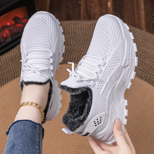 Damen Sportliche Sneaker mit kuscheligem Innenfutter EB