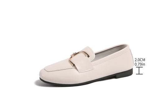 Damen elegante Mokassins mit exklusivem Schnallenakzent EB