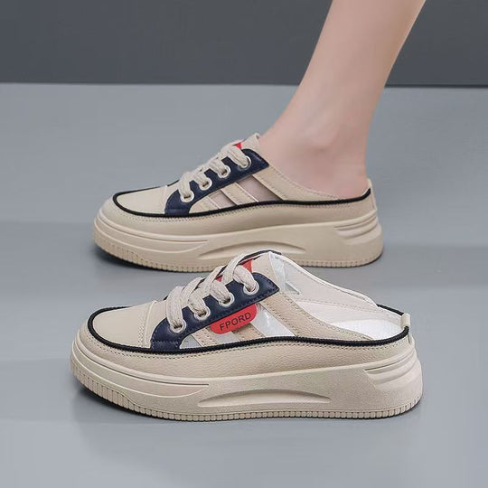 Damen Komfortable Slip-On Sneakers mit trendigem Plateau EB
