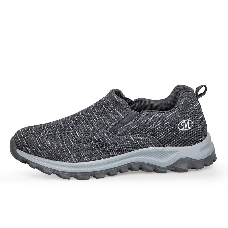 Damen Slip-On Sport-Sneaker mit atmungsaktivem Mesh-Obermaterial EB