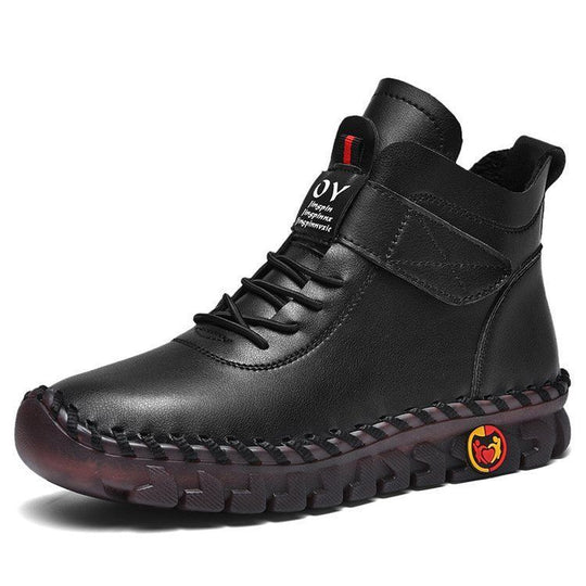 Damen modische und bequeme Winter-Sneaker mit flexiblem Klettverschluss EB