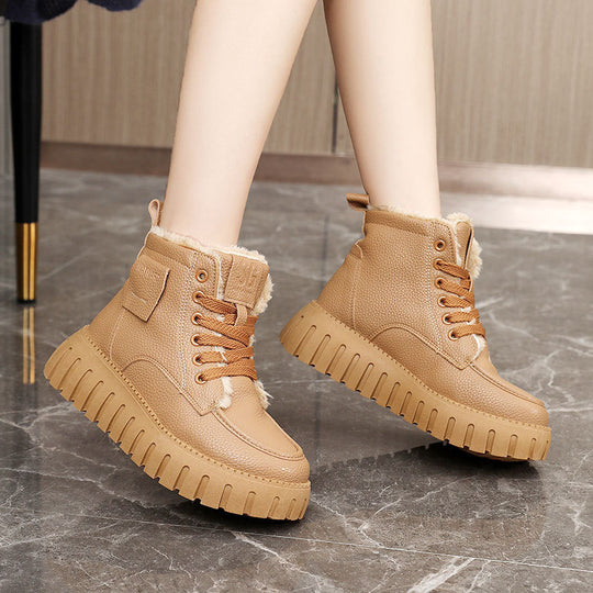 Damen Winterschuhe mit kuscheligem Innenfutter und robustem Profil EB