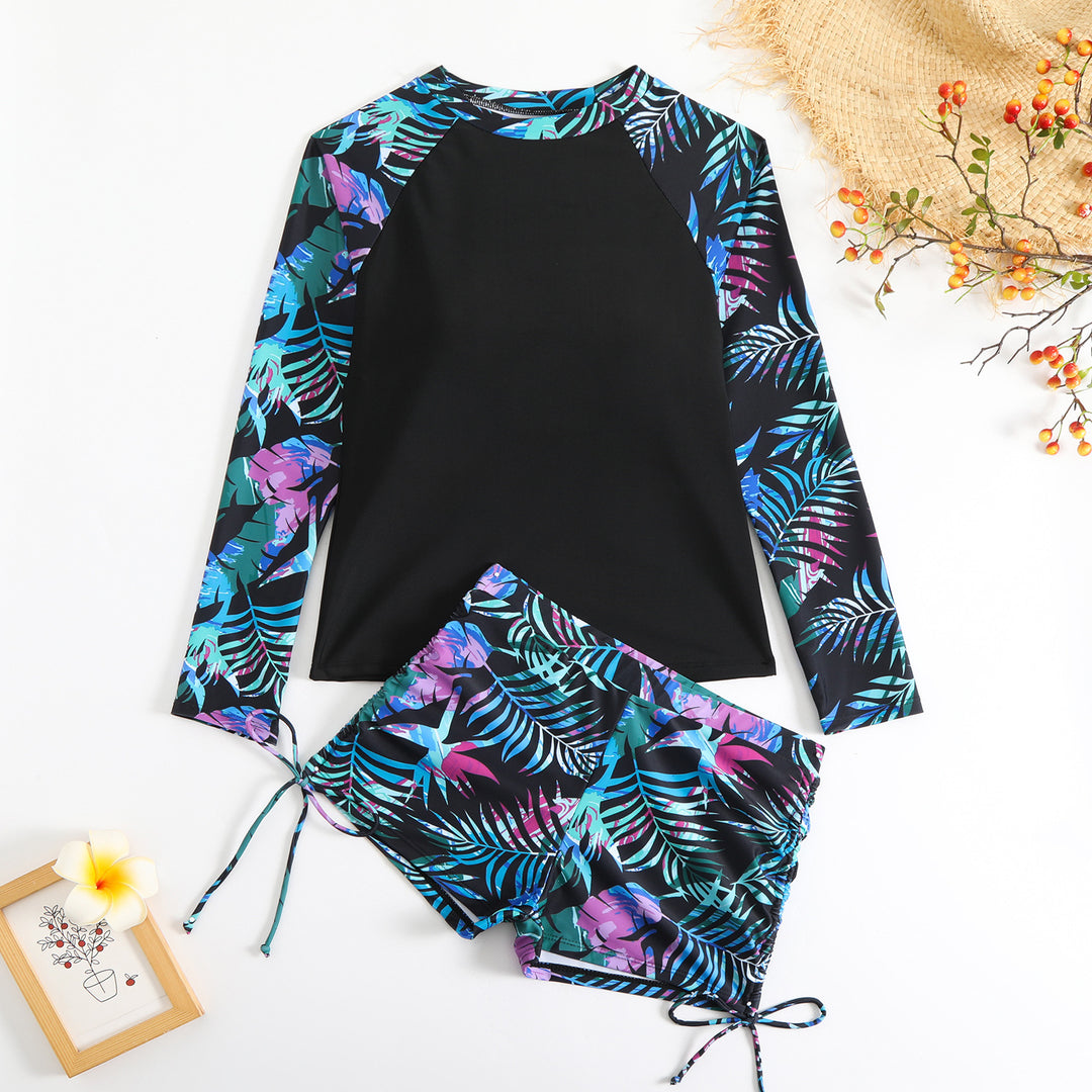 Damen UV-Schutz Rashguard mit Shorts EB
