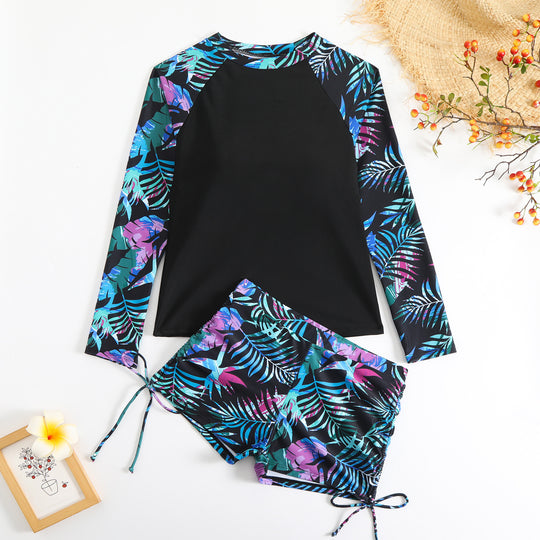 Damen UV-Schutz Rashguard mit Shorts EB