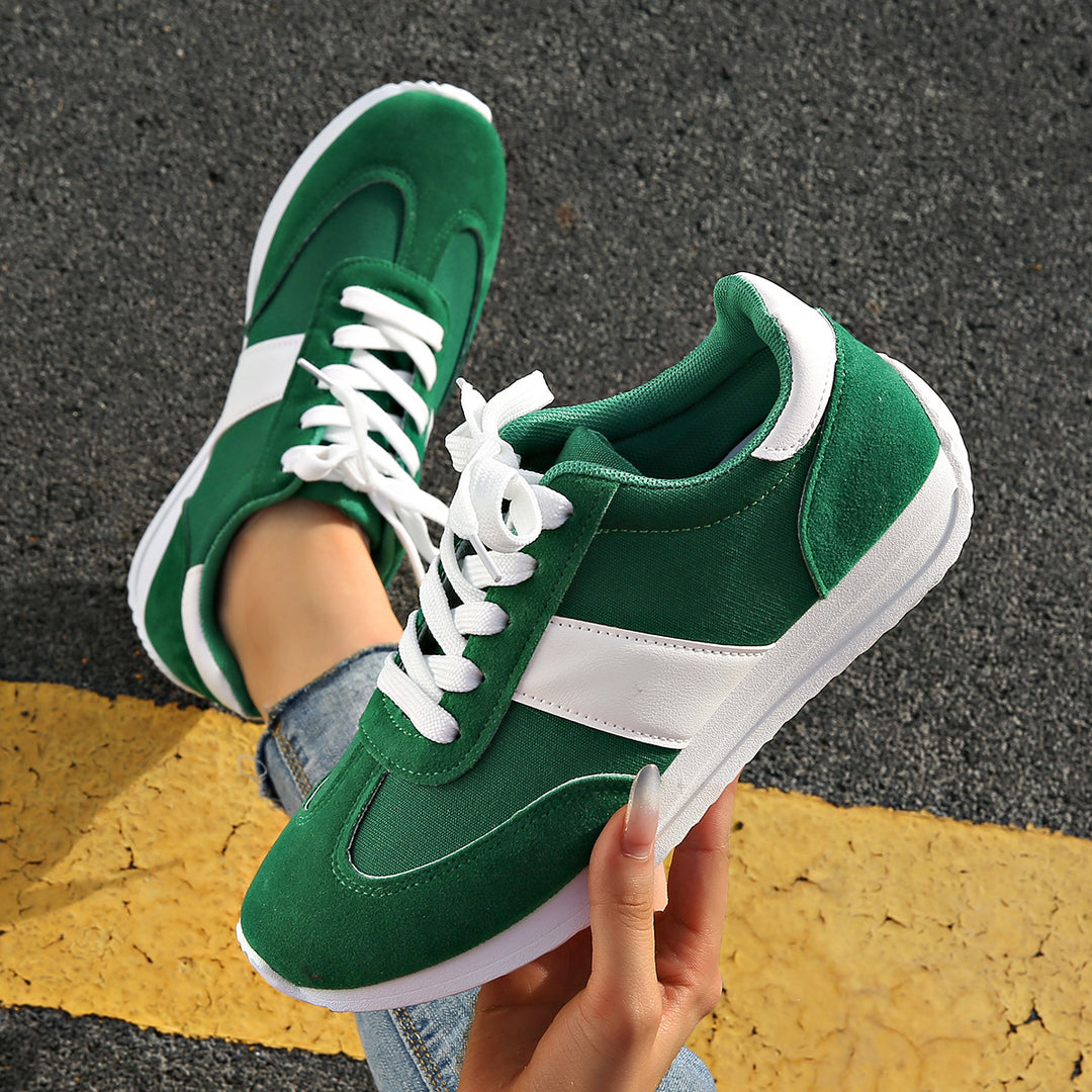 Damen Sportliche Sneaker mit atmungsaktivem Obermaterial und dämpfender Sohle EB