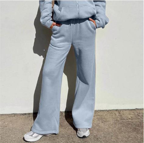 Damen Sportliches Sweatshirt-Set mit Kapuze und weichen Materialien EB