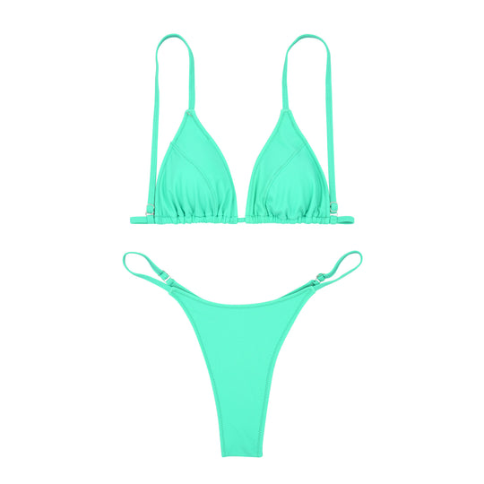 Damen Triangel-Bikini mit verstellbaren Trägern EB