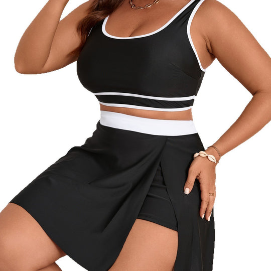 Damen Sportliches Badeset mit Rock EB
