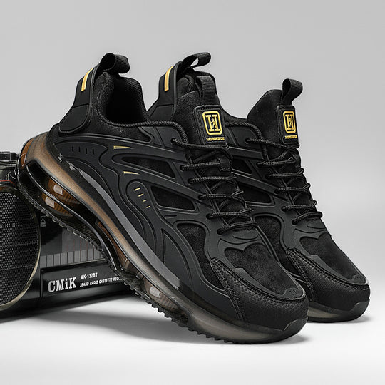 Herren Hightech-Airflow-Dämpfungs-Sneaker mit sichtbarer Mehrkammer-Luftsohle EB