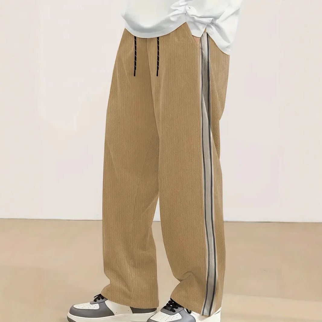 Herren komfortable Freizeithose mit seitlichem Streifen EB