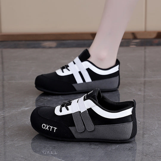 Damen Bequeme Sneakers mit elastischem Verschlusssystem und atmungsaktiver Obermaterialstruktur EB