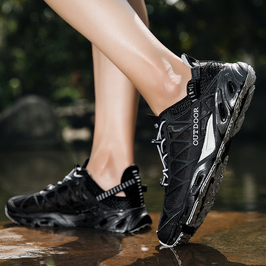 Damen Sportliche Outdoor-Schuhe mit atmungsaktiver Mesh-Oberfläche und rutschfester Sohle EB