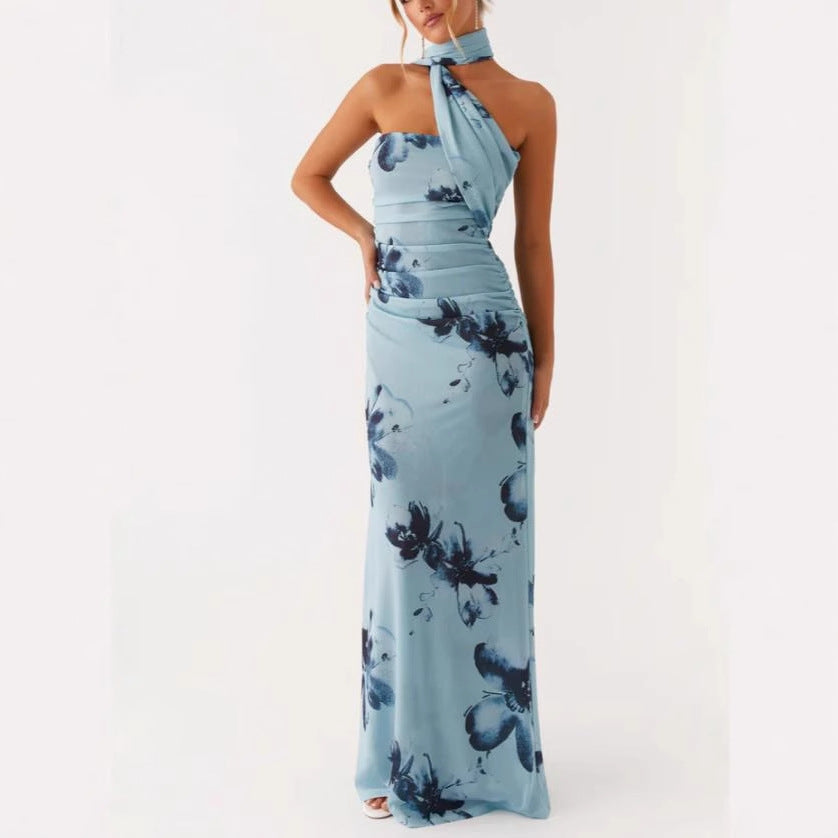 Damen Maxi-Kleid mit floralem Design EB