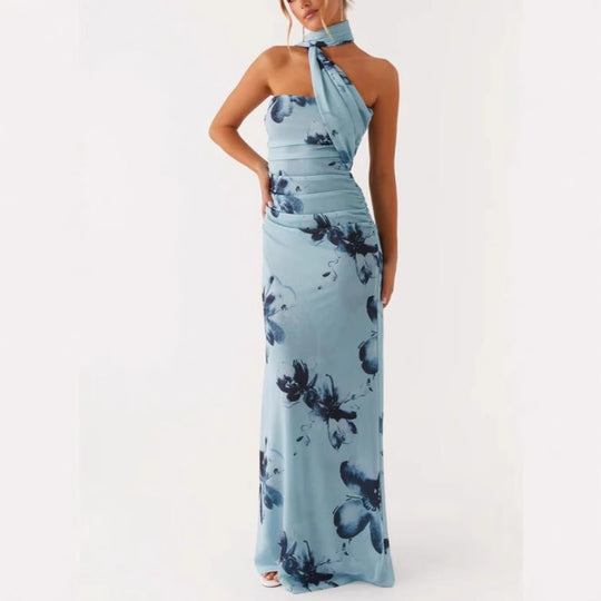 Damen Maxi-Kleid mit floralem Design EB