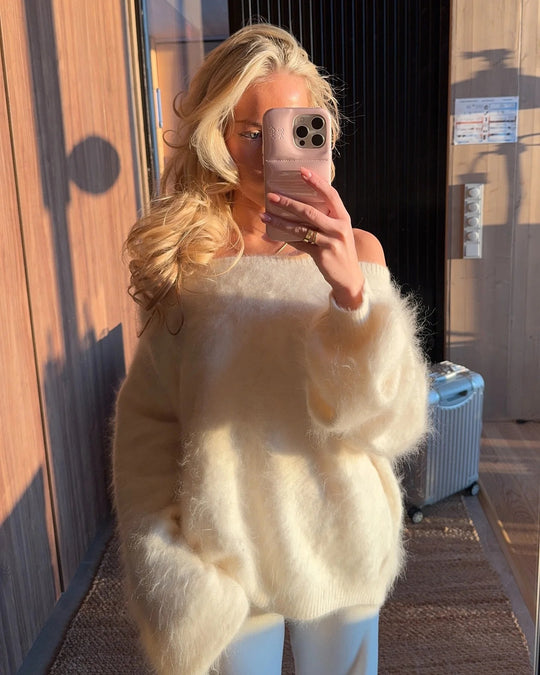 Damen Mohair-Oversized Pullover | EB