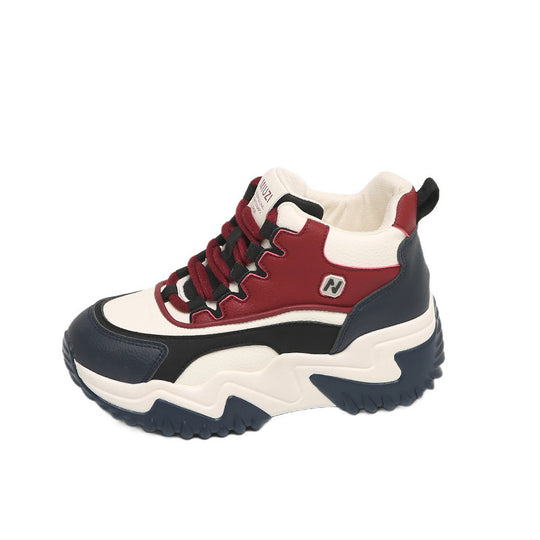Damen Sportliche High-Top Sneakers mit robustem Profil und dynamischem Design EB