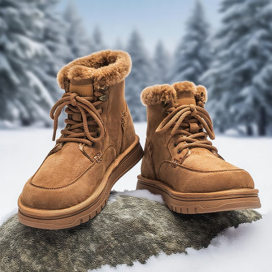 Damen Sportliche Winterstiefel mit warmem Innenfutter und rutschfester Sohle EB