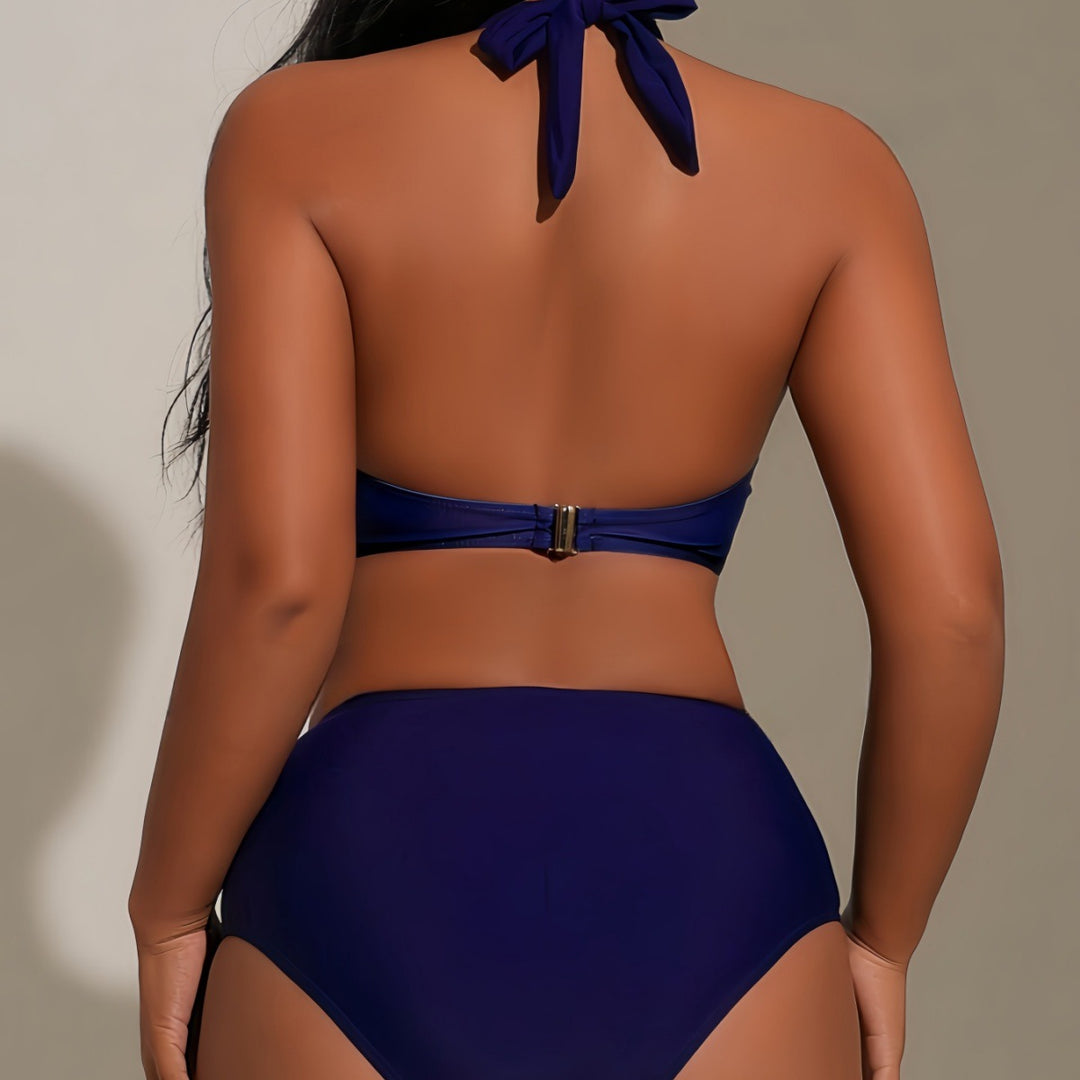 Damen Bikini-Set mit exquisitem Karomuster EB