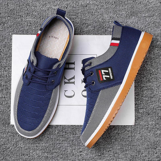 Damen Sportliche Sneaker mit atmungsaktivem Obermaterial und rutschfester Sohle EB
