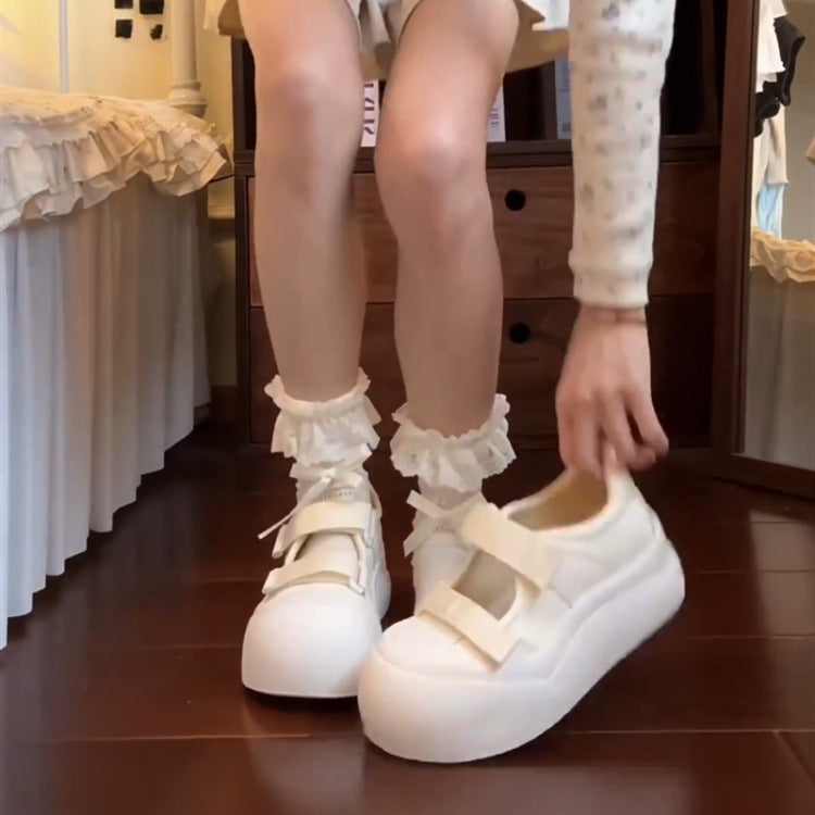 Damen Modische Sneakers mit verstellbarem Riemensystem und rutschfester Sohle EB