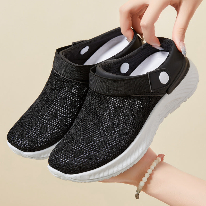 Damen Atmungsaktive Clogs mit flexiblem Tragekomfort EB