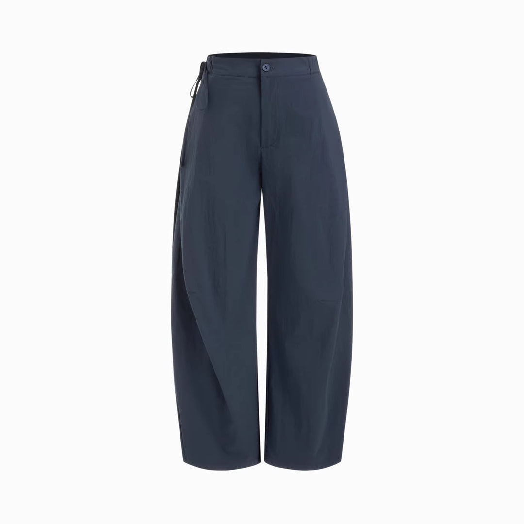 Damen lässige Culotte-Hose mit elastischem Bund und praktischen Seitentaschen EB