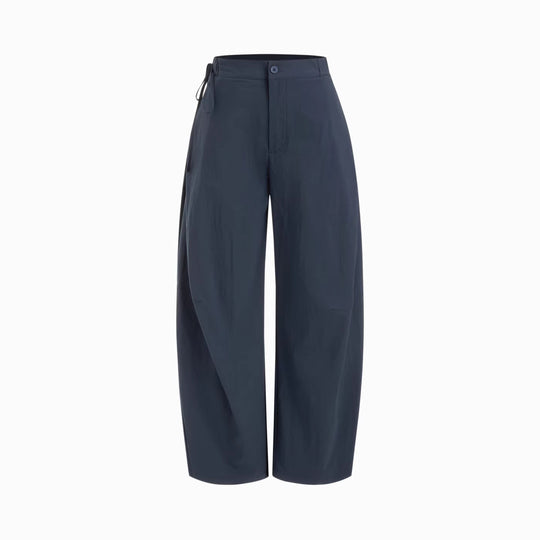 Damen lässige Culotte-Hose mit elastischem Bund und praktischen Seitentaschen EB