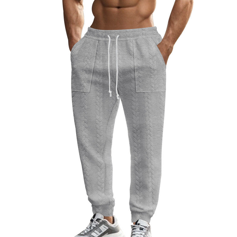 Herren bequeme Freizeithose mit innovativem Kordelzug und zwei praktischen Taschen EB