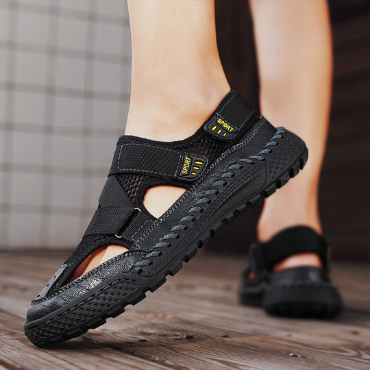 Damen Sport Sandalen mit atmungsaktivem Mesh und verstellbaren Riemen EB