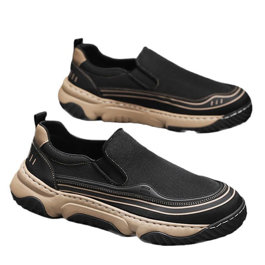 Damen Slip-On Sneakers mit atmungsaktivem Obermaterial und rutschfester Sohle EB