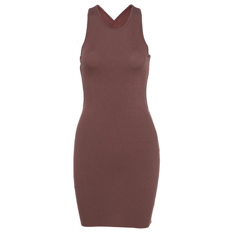 Damen Minikleid mit seitlichen Cut-Outs und figurbetontem Design EB