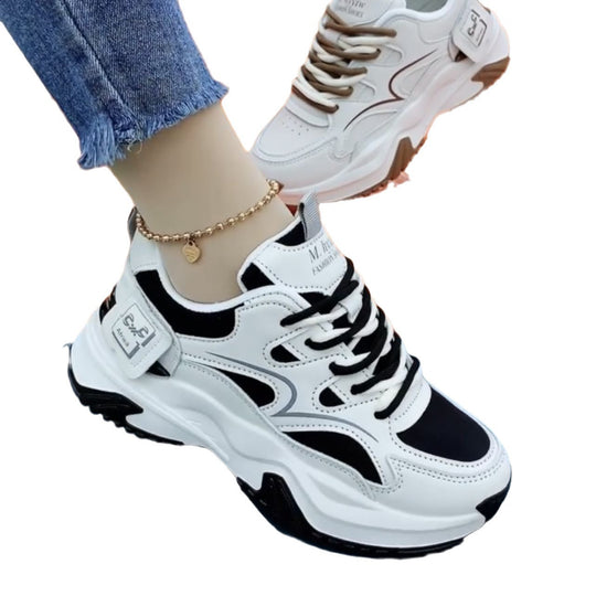 Damen Bequeme Laufsohle Sneakers mit modischem Design EB