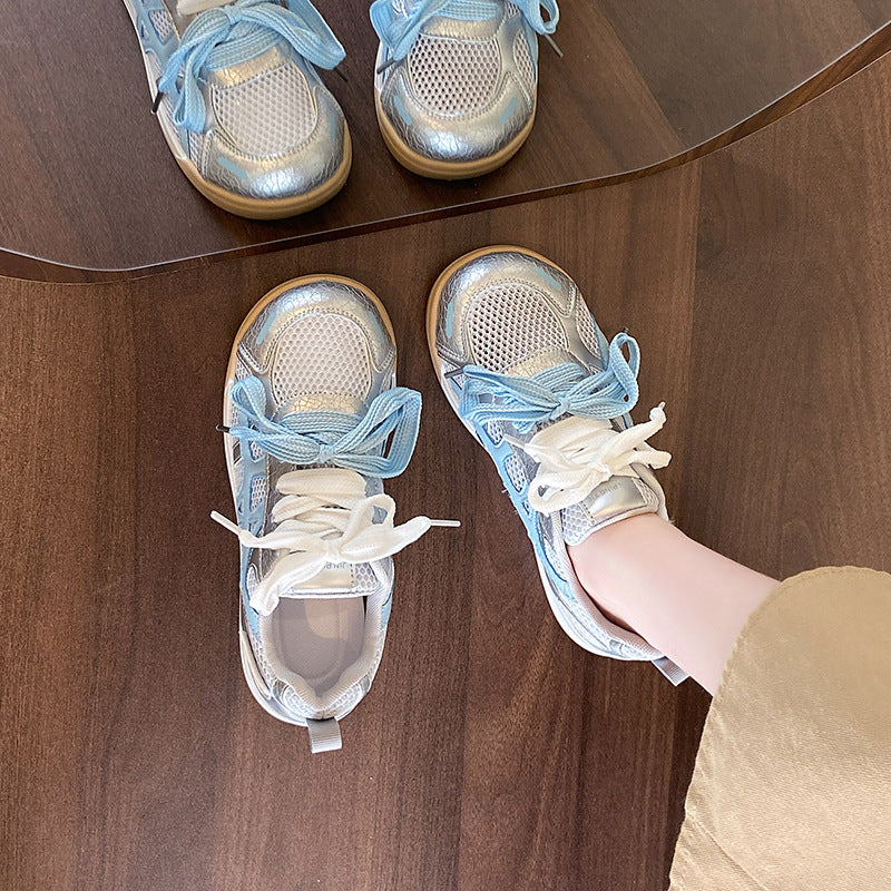 Damen Sportliche Netz-Sneaker mit atmungsaktiver Oberseite EB