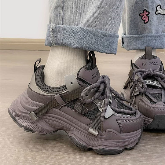 Damen Sportliche Freizeitschuhe mit atmungsaktiver Mesh-Oberfläche EB