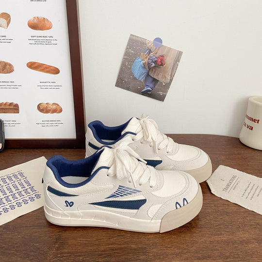 Damen Bequeme Sneakers mit kreativem Design und atmungsaktiver Oberflächenstruktur EB