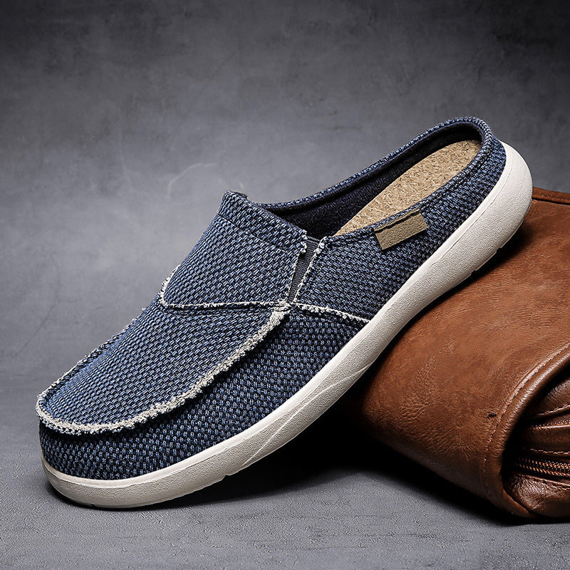 Damen Bequeme Slip-On Freizeitschuhe aus atmungsaktivem Material EB