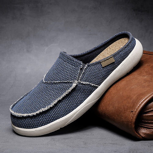 Damen Bequeme Slip-On Freizeitschuhe aus atmungsaktivem Material EB