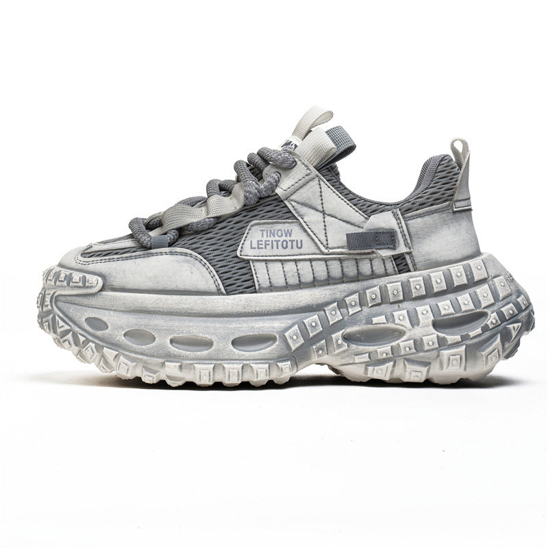 Damen Sportliche High-Top Sneakers mit einzigartigem Design und dämpfender Sohle EB