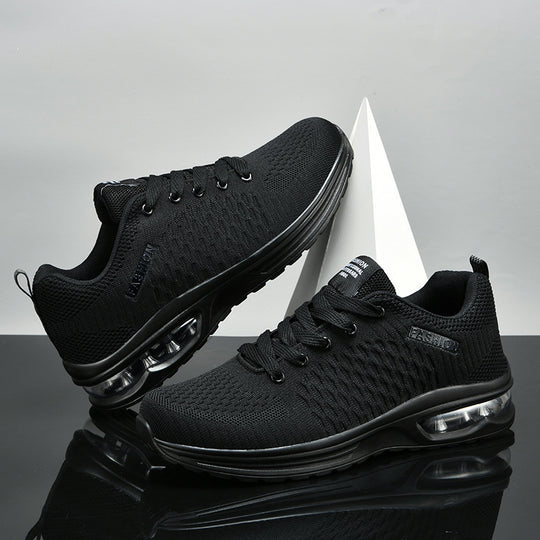 Damen modische Sneaker mit atmungsaktivem Obermaterial und dämpfender Sohle EB