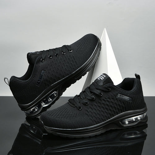 Damen modische Sneaker mit atmungsaktivem Obermaterial und dämpfender Sohle EB