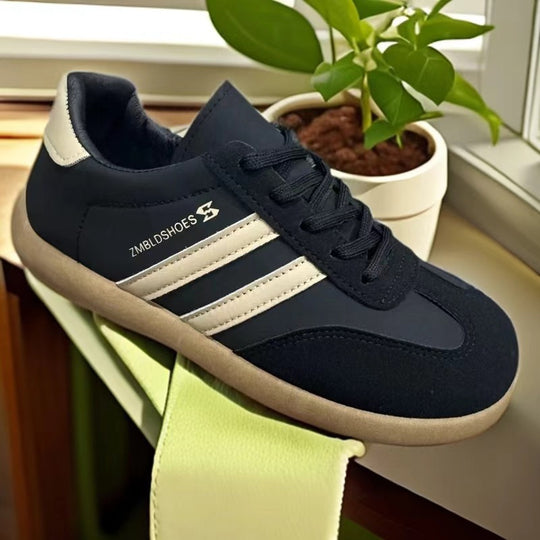 Damen Sportliche Sneakers mit atmungsaktiver Oberflächenstruktur und rutschfester Sohle EB