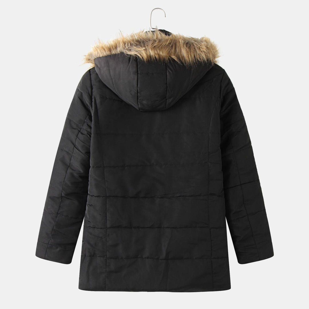 Damen Winterjacke mit abnehmbarer Kapuze und wärmender Fütterung EB